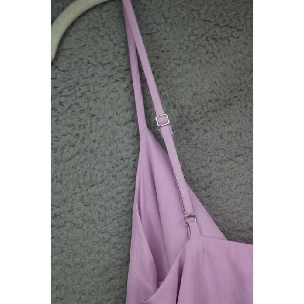 Le Lis Collection Anthropologie Purple Silky Mini Dress-Size Small